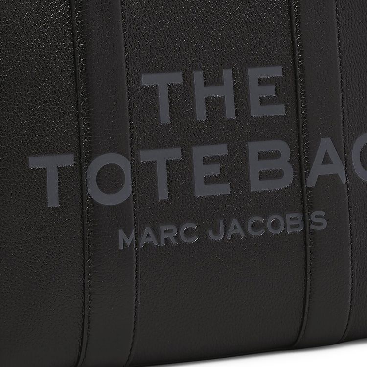 Marc Jacobs The Medium Leather Tote Bag Black