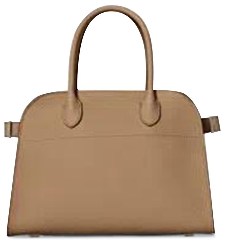 The Row Soft Margaux 10 Bag Dark Taupe