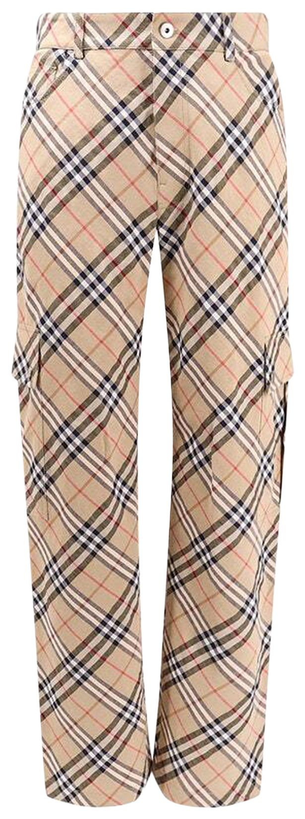 Burberry Check Stretch Trousers TeacupPasture