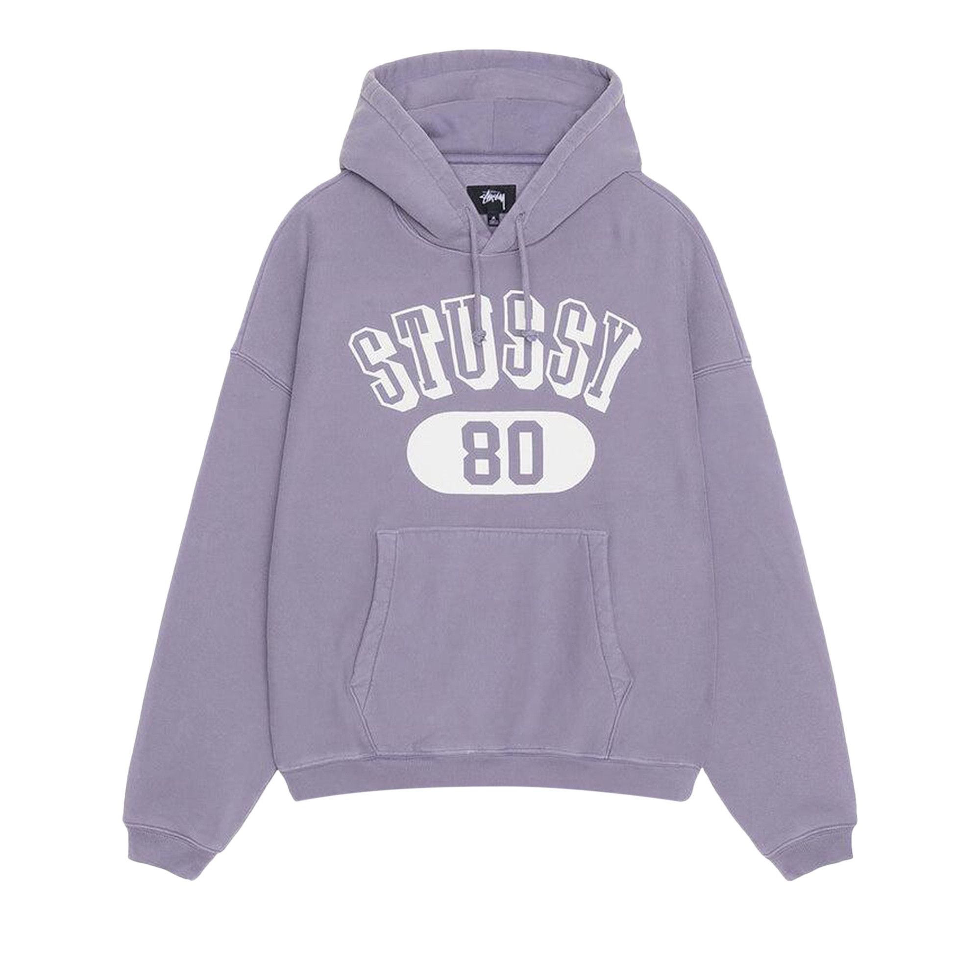 Buy Stussy 80 Relaxed Hoodie 'Ash Purple' - 118561 ASH | GOAT