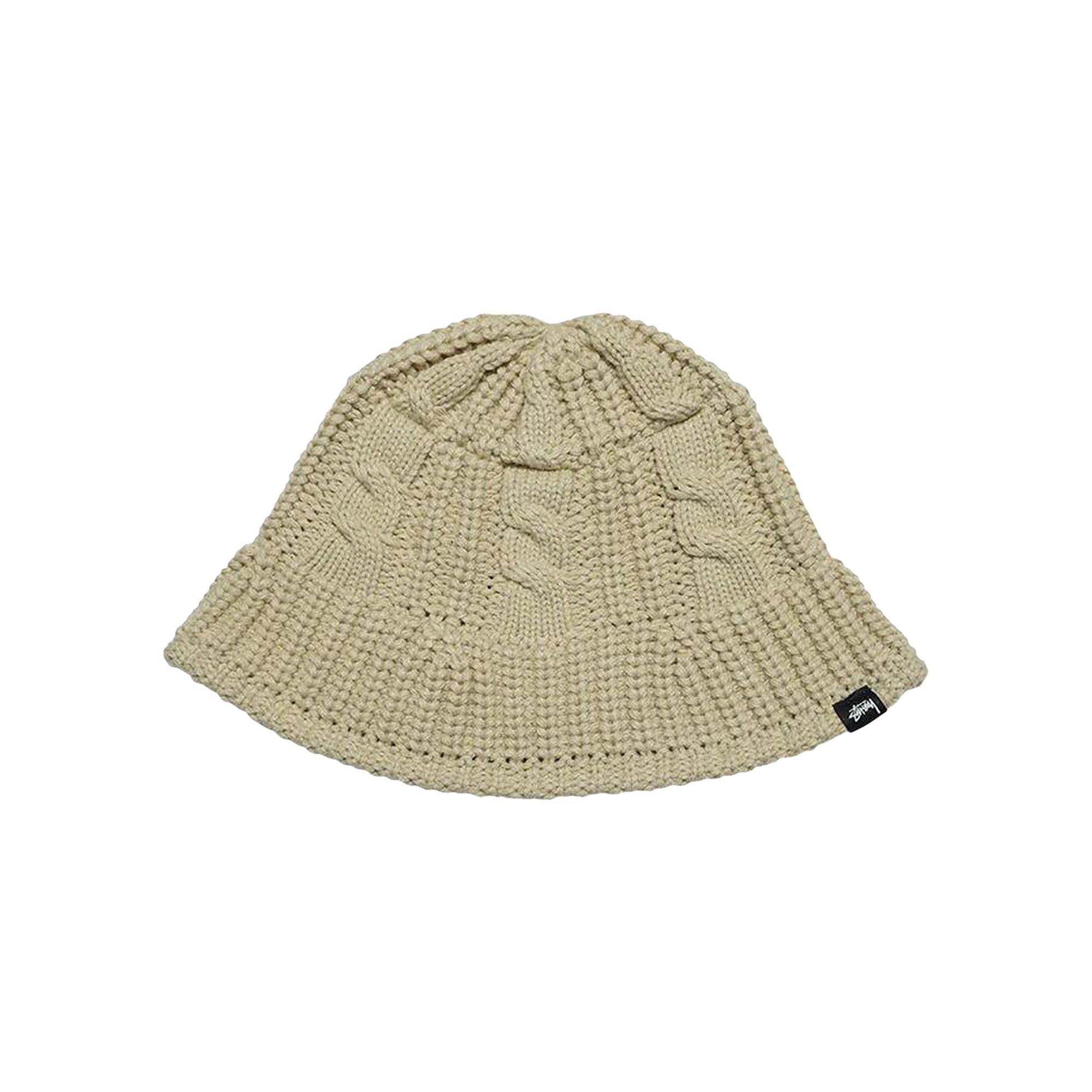 Buy Stussy Cable Knit Bucket Hat 'Oat' - 1321193 OAT | GOAT NL