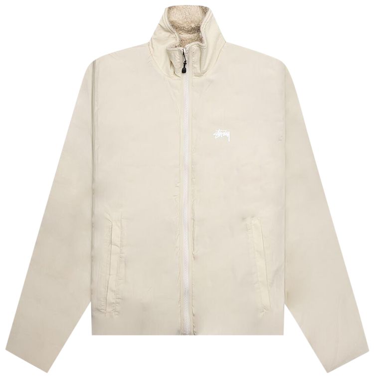Stussy Sherpa Reversible Jacket Natural