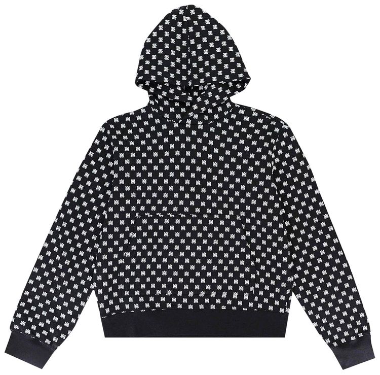 Amiri All Over MA Hoodie Black