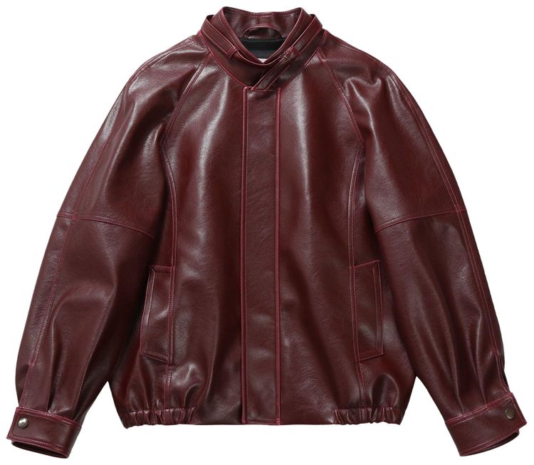 MM6 Maison Margiela Sports Jacket Burgundy