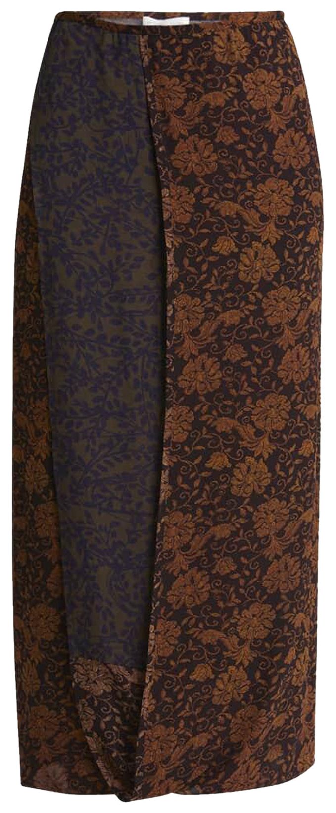 Dries Van Noten Spa Skirt Dark Brown