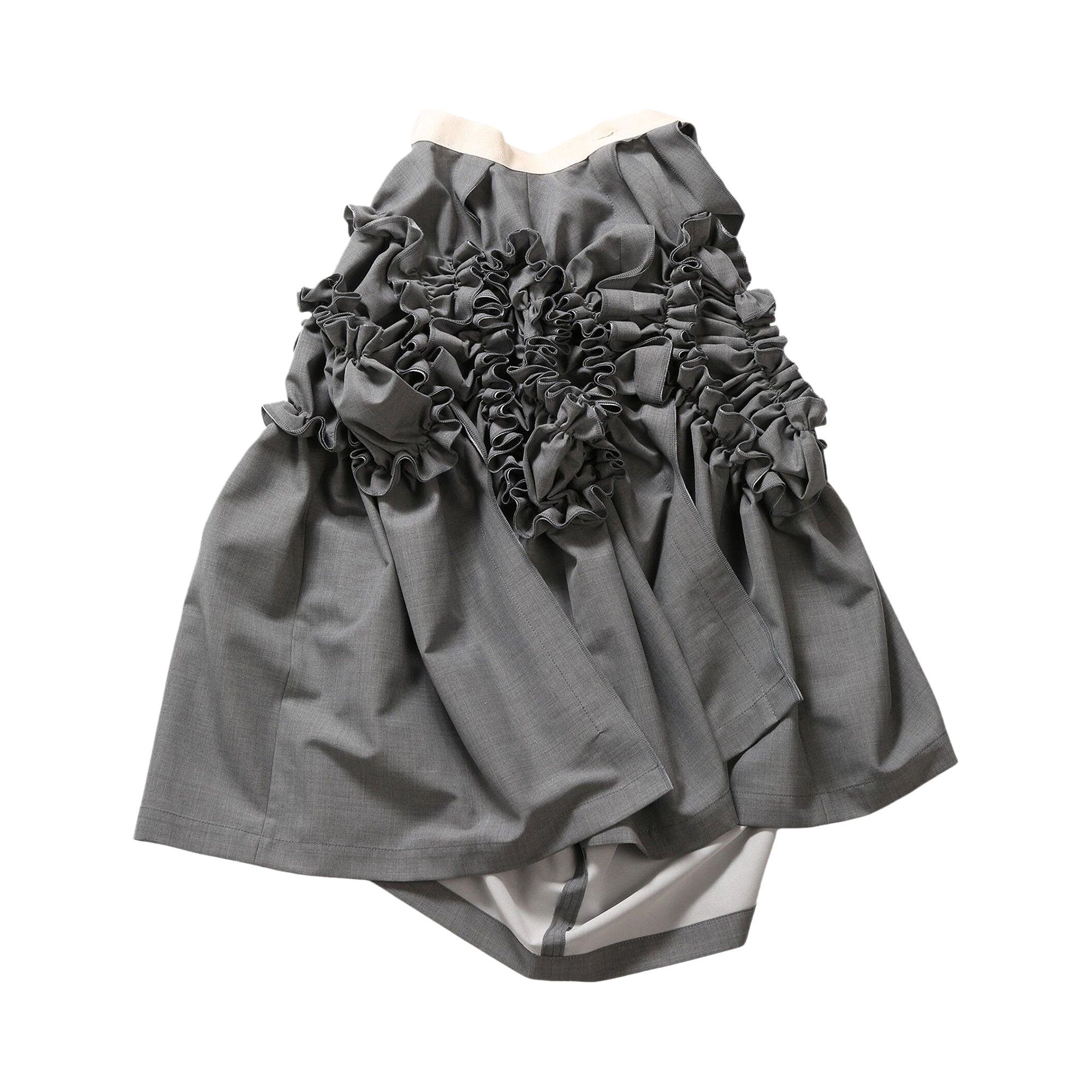 toricot Comme des Garçons Frill Skirt Polyester S-Twill Ruffle Skirt by Comme des Garçons Comme