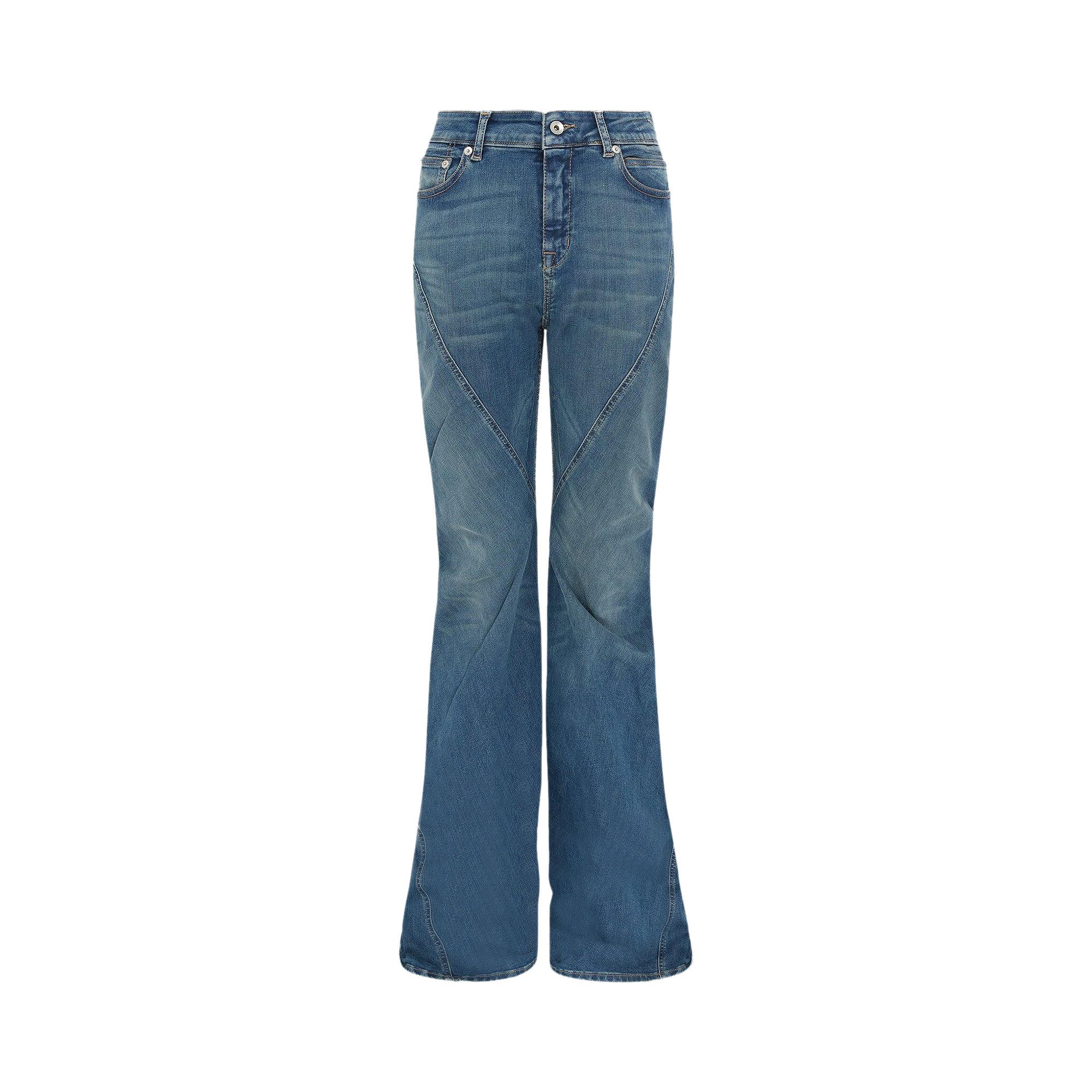デニム・ジーパン RICK OWENS SS25 BIAS BOOTCUT (DS01E3302SDWB 06) DRKSHDW - PANTS - Rick Owens
