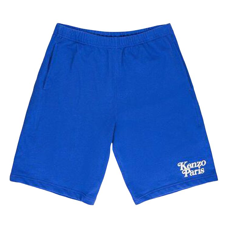 Kenzo Blue Floral Print Cotton Shorts main image 0