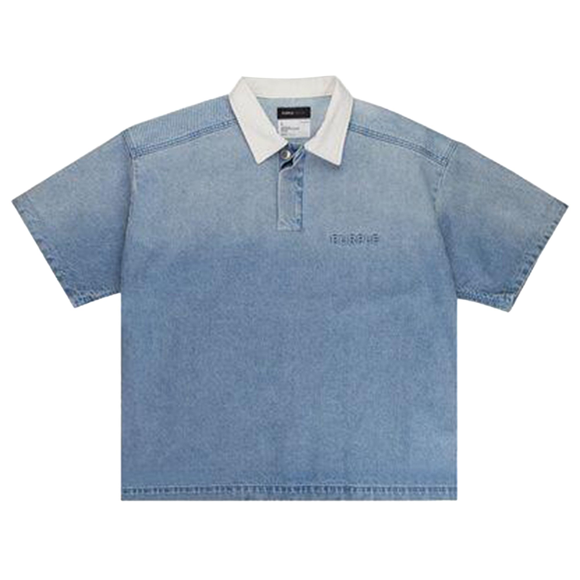 Buy PURPLE BRAND Embossed Polo Shirt 'Indigo' - P036 SPLW423 | GOAT