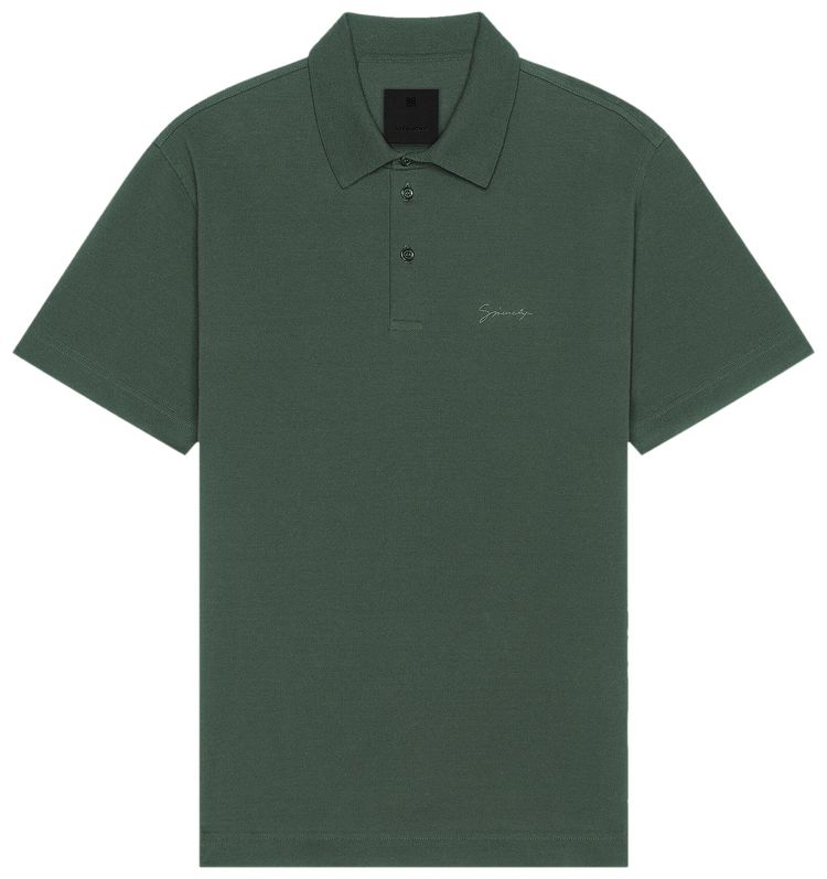 Givenchy Classic Fit Polo Dark Green