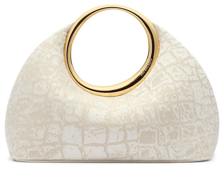 Jacquemus Le Petit Calino Croco Beige