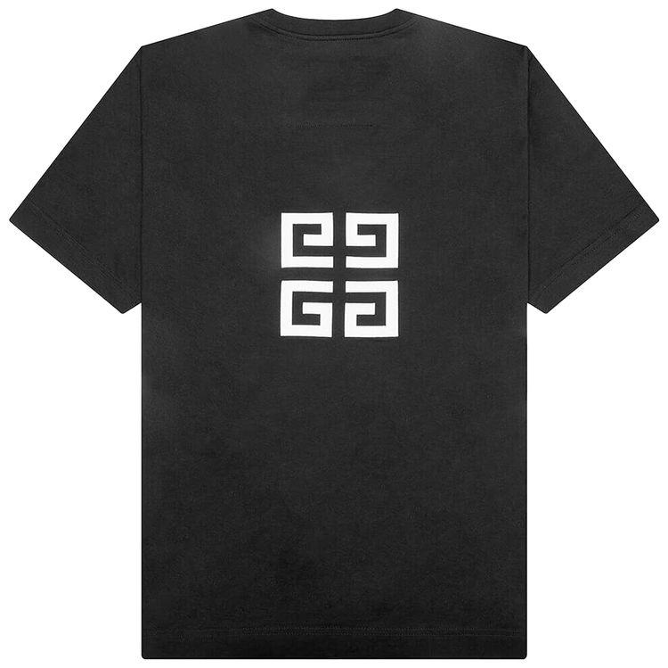 Givenchy 4G Motif Crewneck T Shirt Black