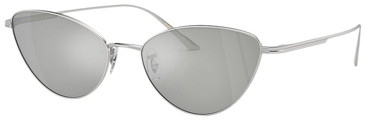 Khaite Cat Eye Sunglasses Silver