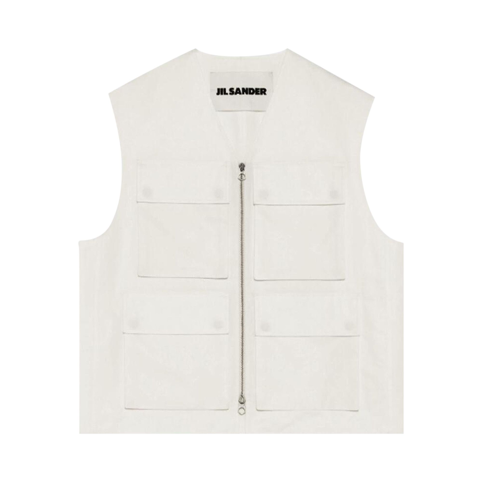 Buy Jil Sander Cargo Vest 'Latte' - J22SW0001 J45266 101 | GOAT CA