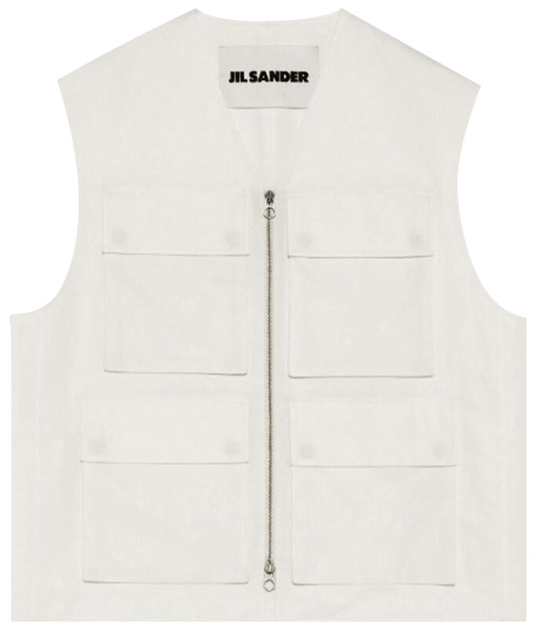 Jil Sander Cargo Vest Latte