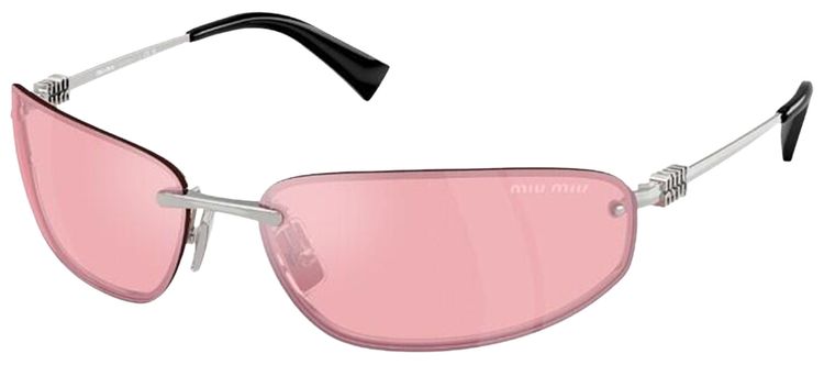 Miu Miu Oval Sunglasses Pink