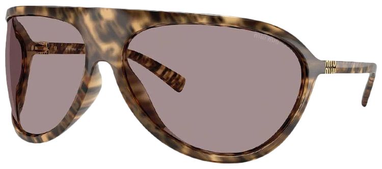 Miu Miu Aviator Sunglasses Havana