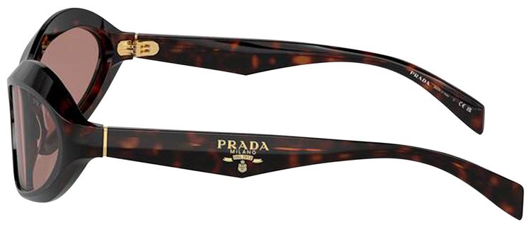 Prada Oval Sunglasses Bone