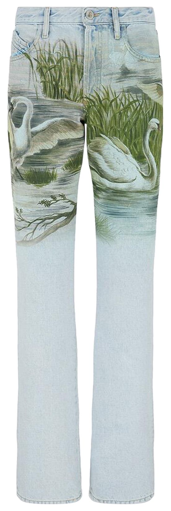 The Attico Swan Jeans Sky Blue