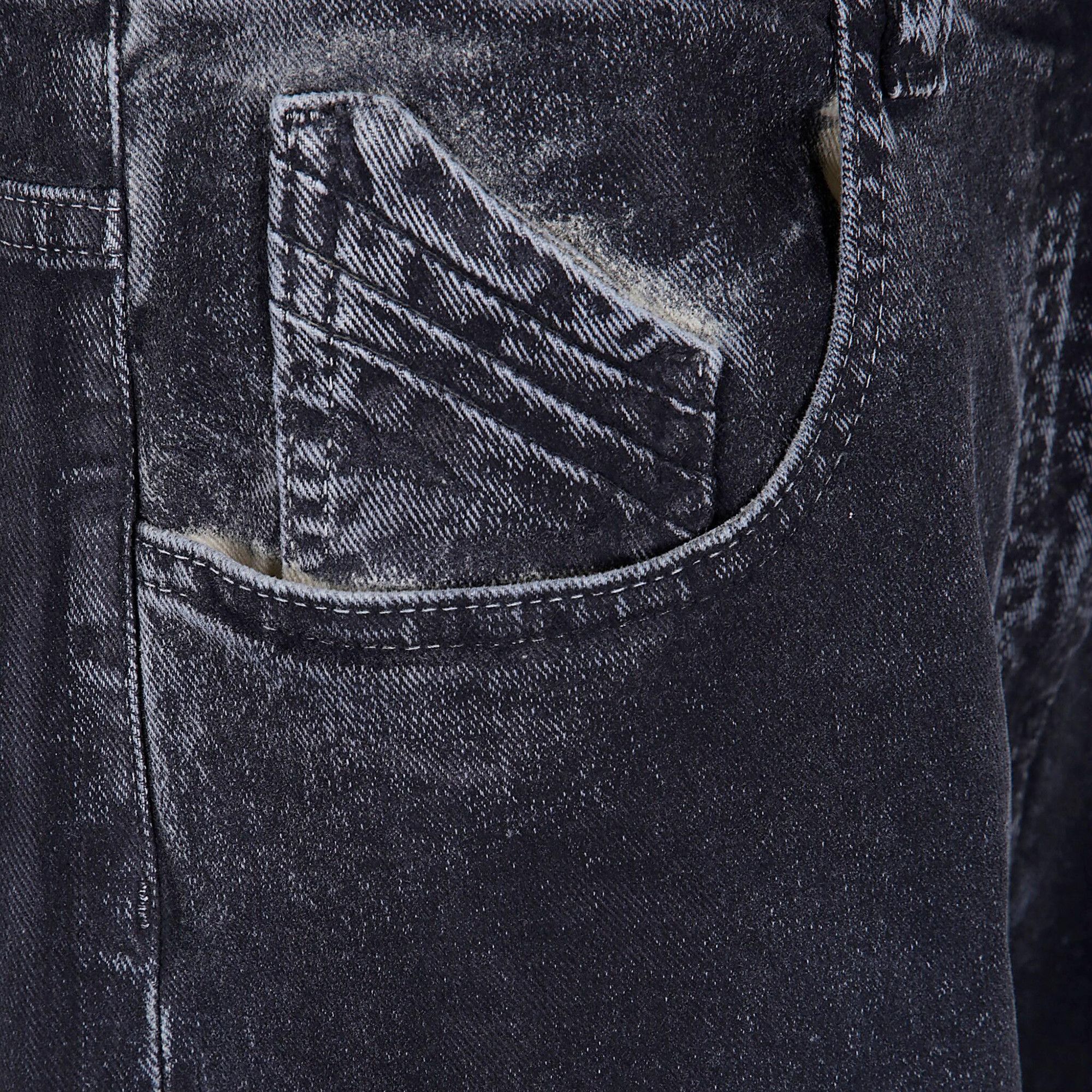 Buy The Attico Wide Leg Jeans 'Navy Blue' - 250WCP00190