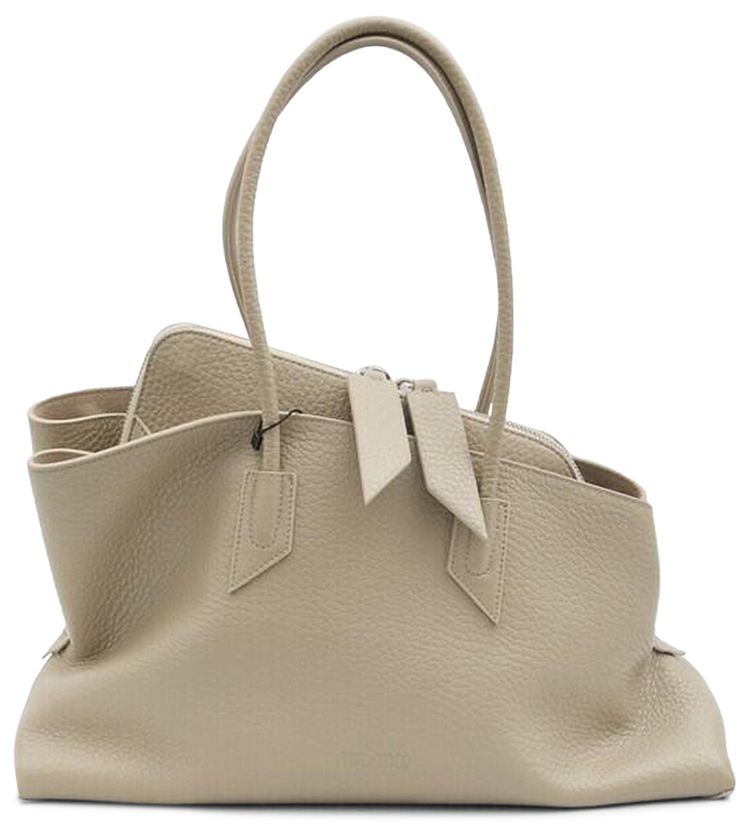 The Attico La Passeggiata Top Handle Bag Sand
