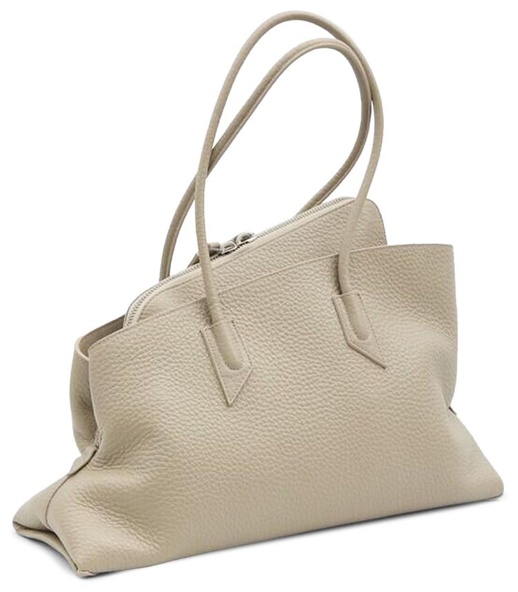 The Attico La Passeggiata Top Handle Bag Sand