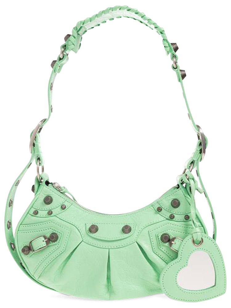 Balenciaga Le Cagole Shoulder Bag Mint Green