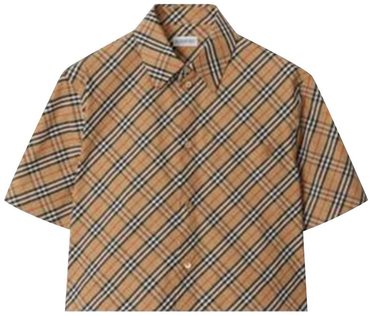 Burberry Cropped Shirt Sand