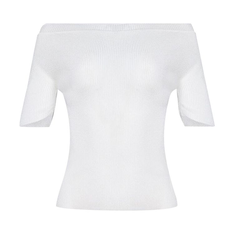Khaite Nadine Top Optic White