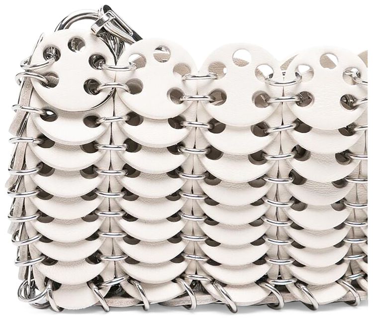 Rabanne Chainmail Bag CreamSilver