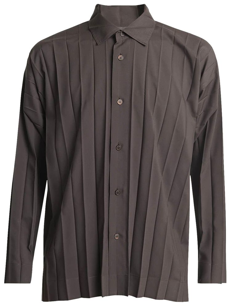 Homme Plisse Issey Miyake Edge Shirt Charcoal