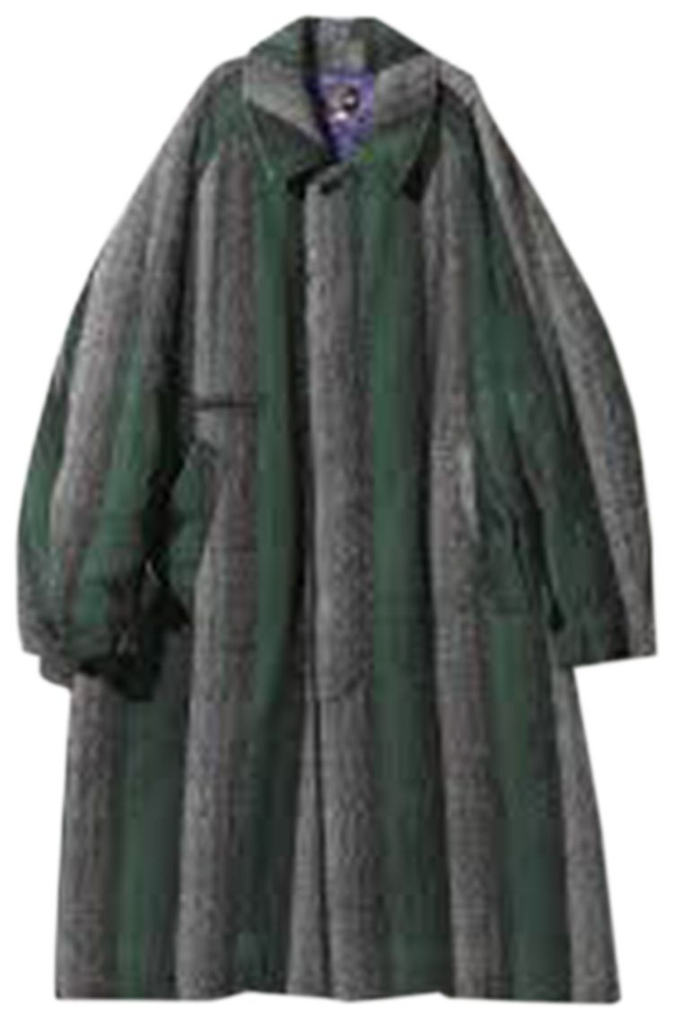 Needles Balcollar Coat Twill Green