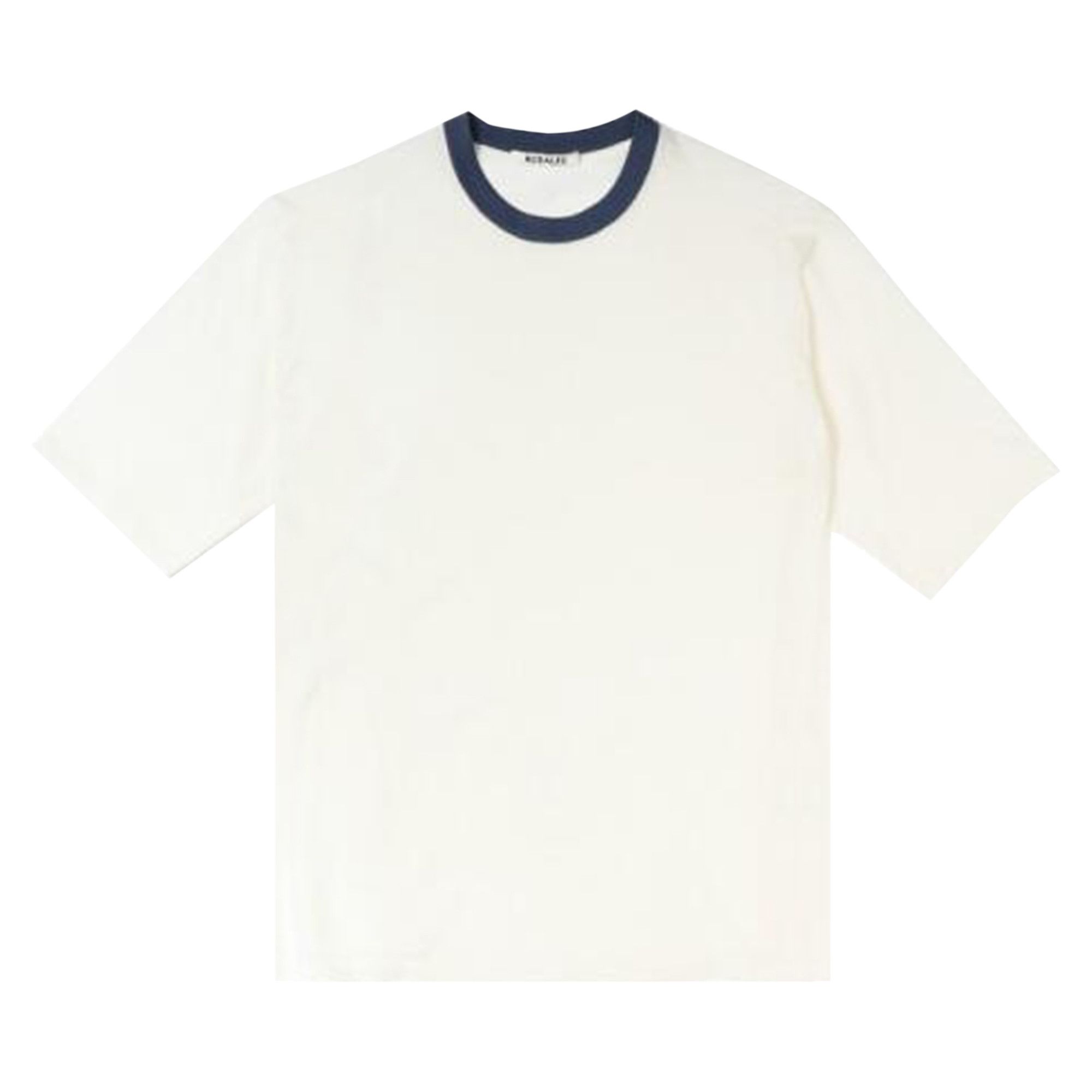Buy Auralee Hard Twist High Gauge Wool Silk Knit Tee 'Ivory