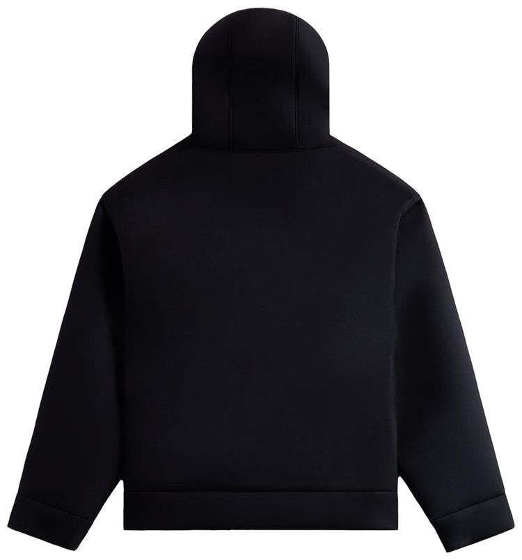 Auralee Sponge Tropical Wool Zip Hoodie Dark Navy