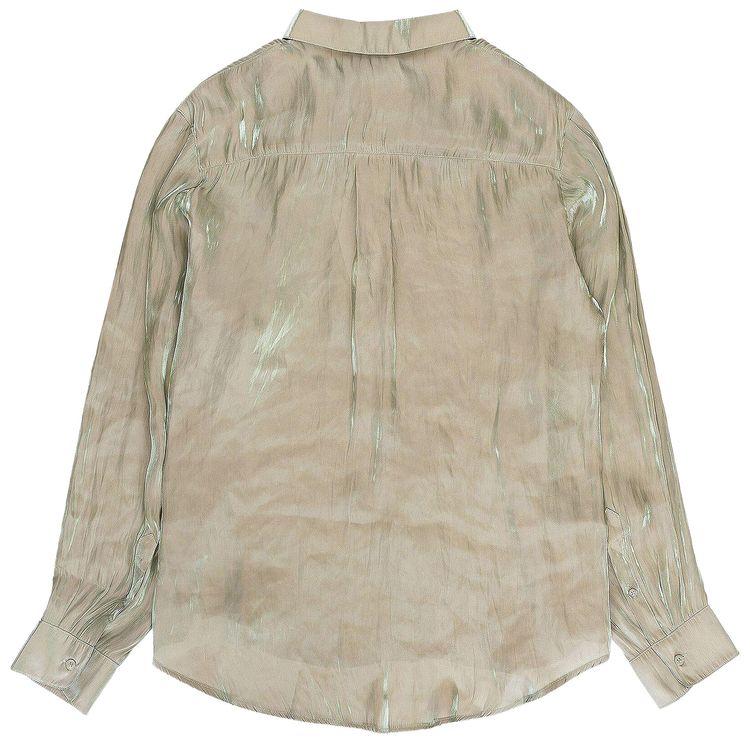 Martine Rose Iridescent Classic Shirt Silver