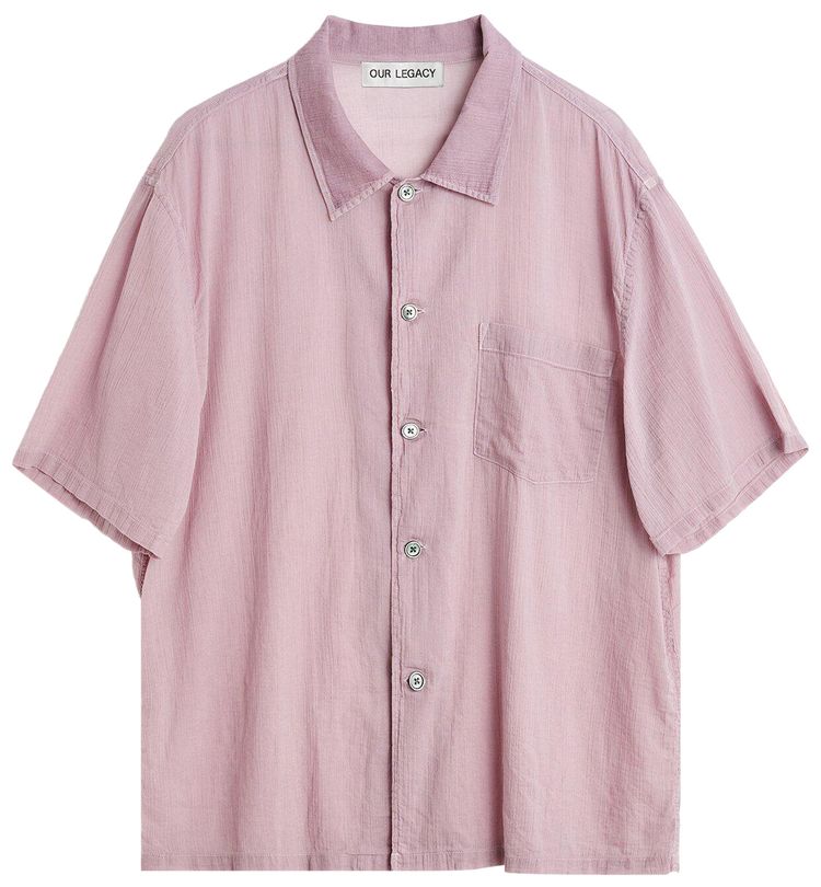 Our Legacy Boxy Short Sleeve Shirt Purple