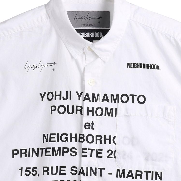 Yohji Yamamoto x Neighborhood Shirt White