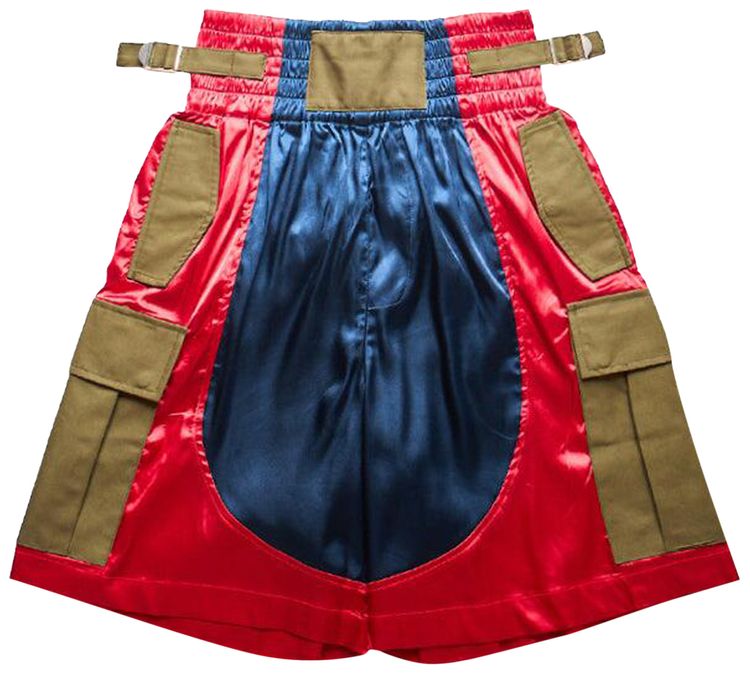 Aris Tatalovich Boxing Cargo Shorts Red