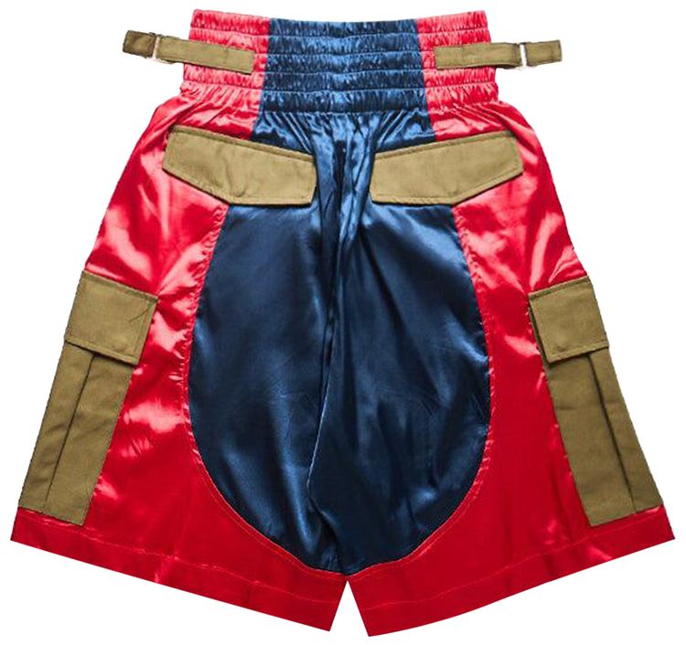 Aris Tatalovich Boxing Cargo Shorts Red