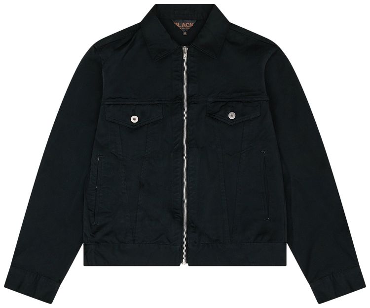 Comme des Garcons Black Trucker Nylon Jacket Black