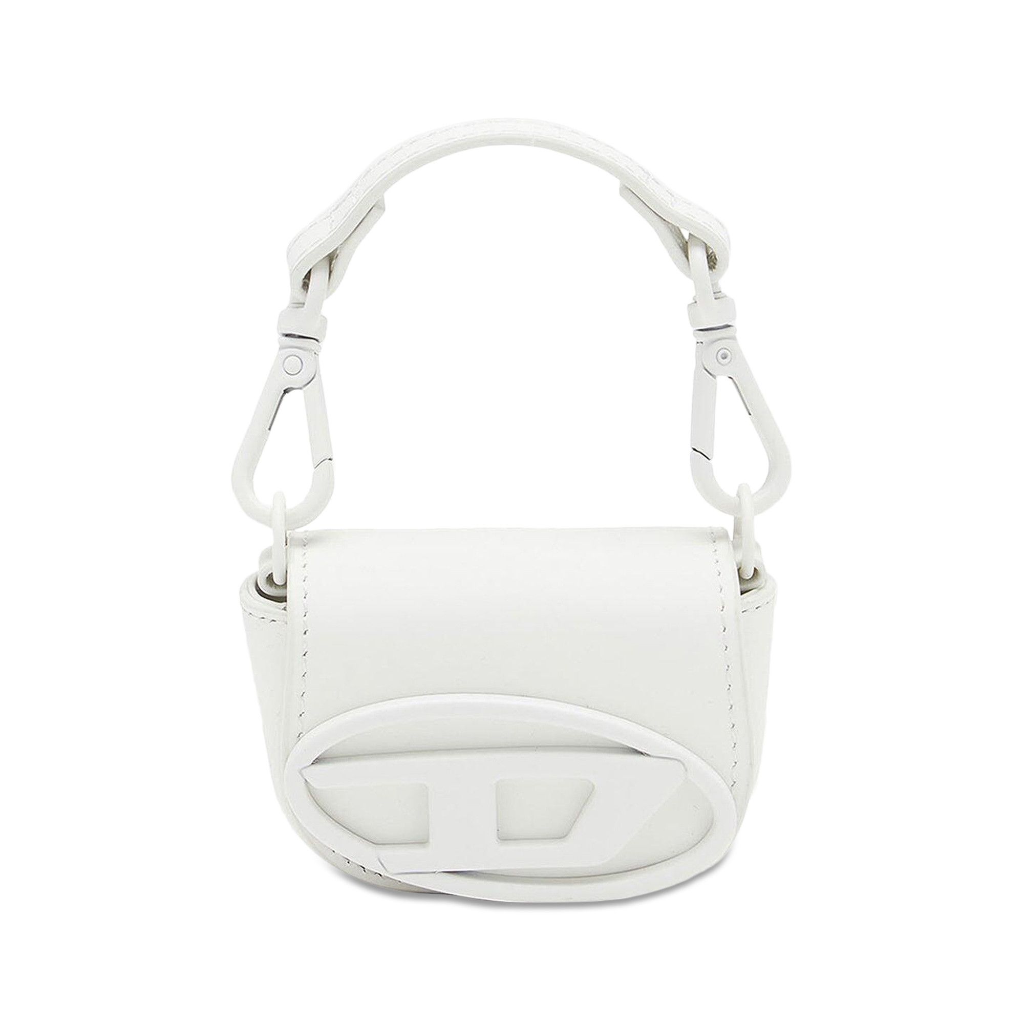 Buy Diesel 1DR Chain XXS Leather Crossbody Bag 'White