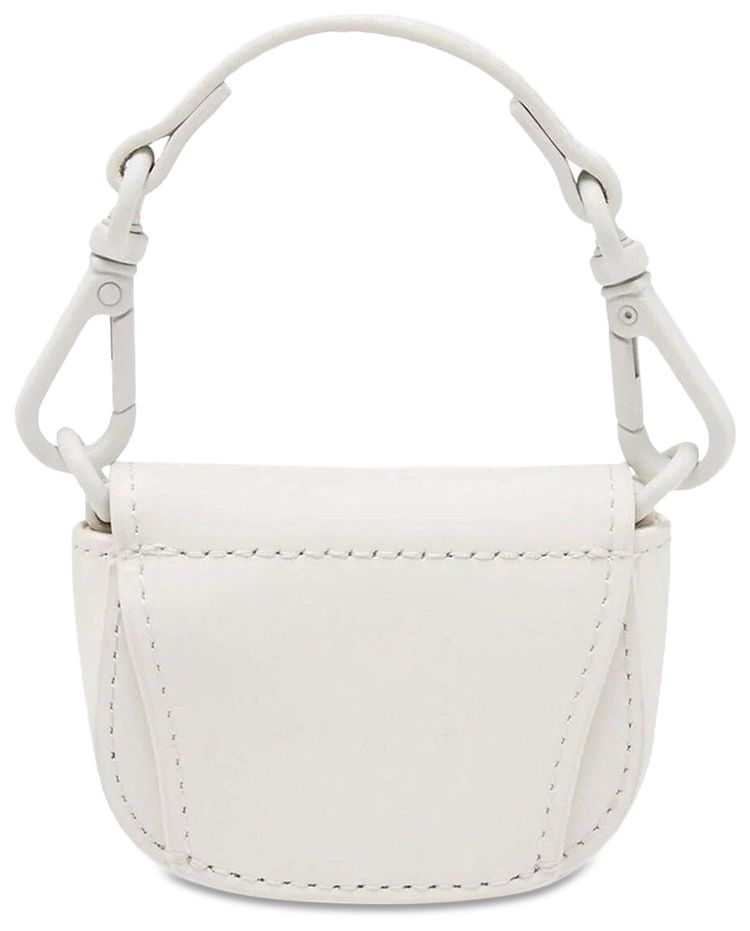 Diesel 1DR Chain XXS Leather Crossbody Bag White