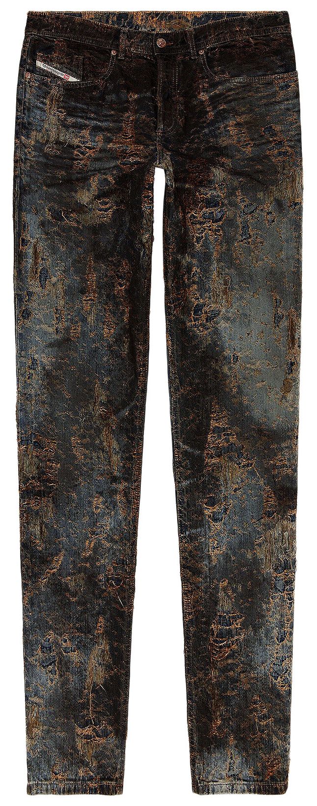 Diesel Distressed Denim Pants Pants Blue