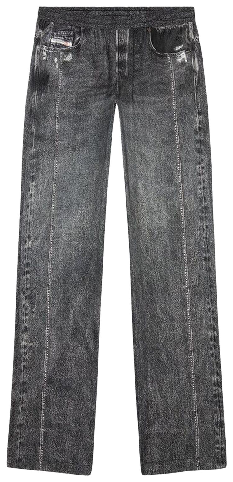 Diesel P Alston Fluid Printed Trousers Grey