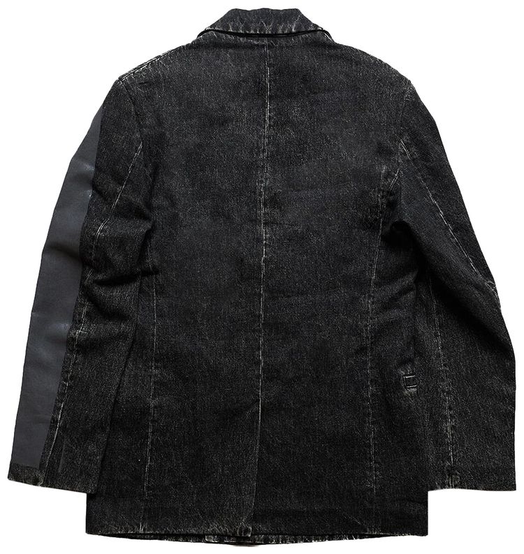 Diesel Denim Coated Blazer Grey