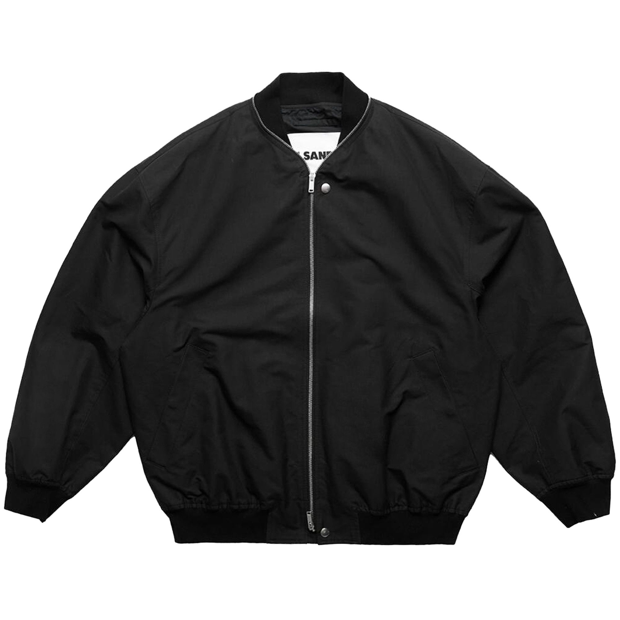 Buy Jil Sander Zipped Bomber Jacket 'Black' - J23SW0006 J45225 001