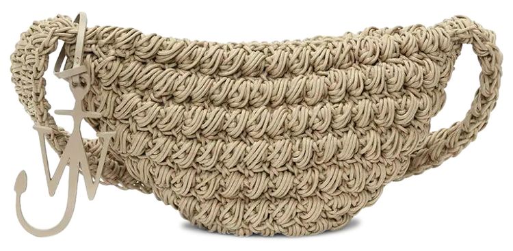 JW Anderson Popcorn Sling Bag Grey