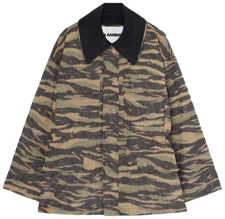 Jil Sander Camouflage Field Jacket Multicolor