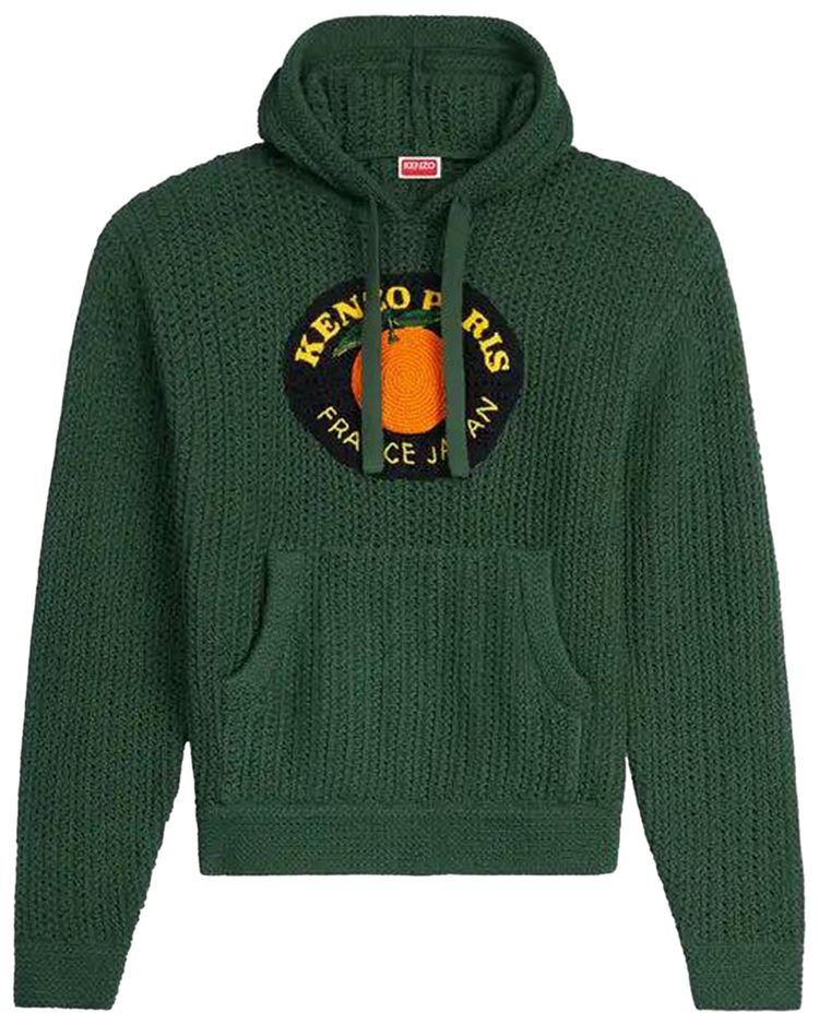 Kenzo Fruit Stickers Hoodie Green