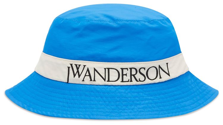 JW Anderson Logo Bucket Hat Blue